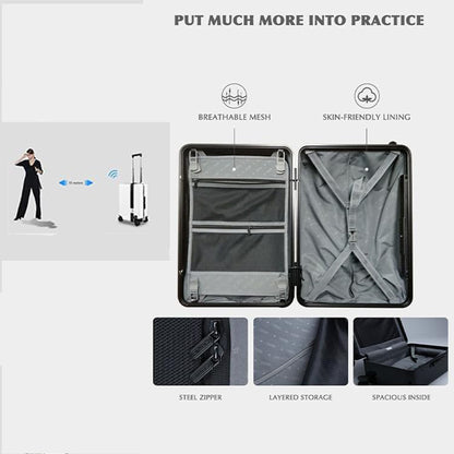 Auto-Follow Smart Suitcase – 33L with Remote & App