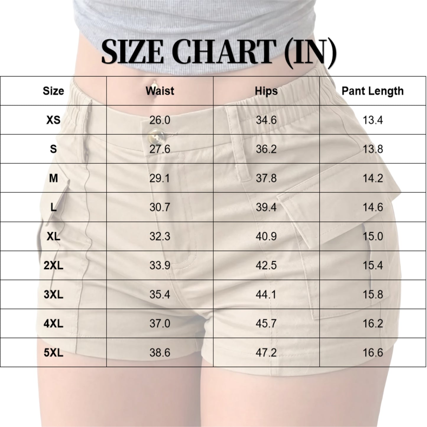 Women’s summer cargo shorts