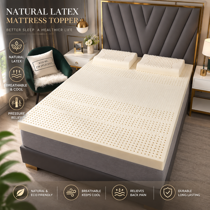 💤Wake Up Refreshed.Sleep Naturally Better.-Natural Latex Mattress