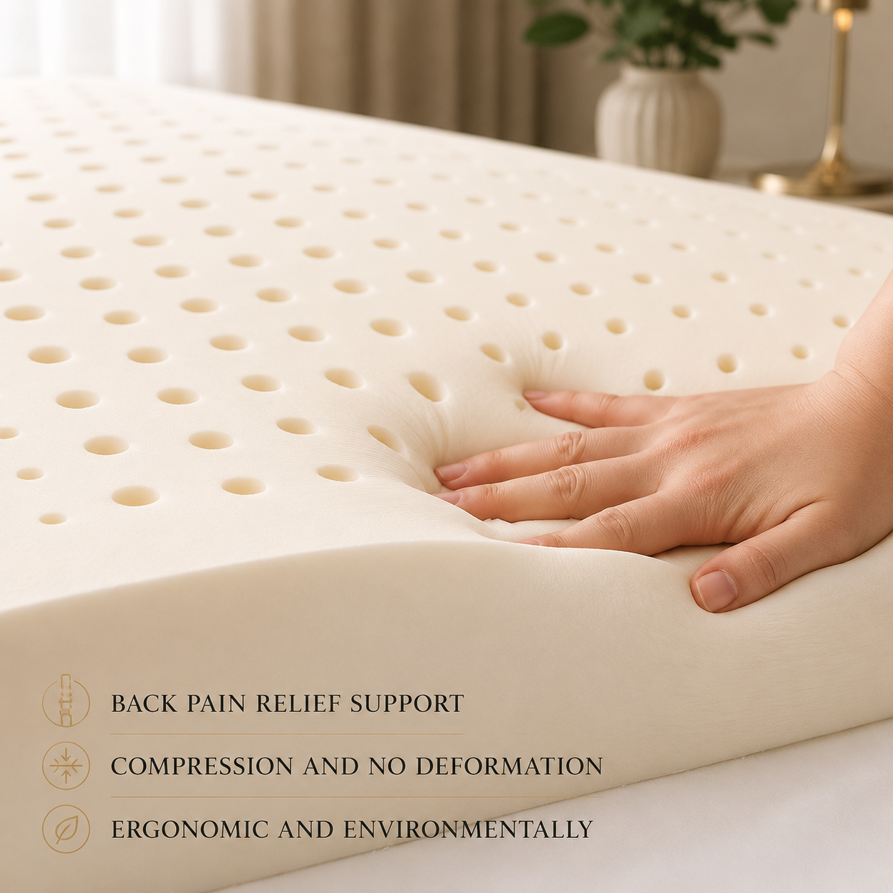 💤Wake Up Refreshed.Sleep Naturally Better.-Natural Latex Mattress