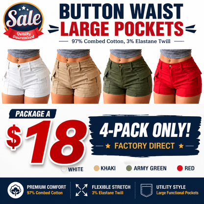 Women’s summer cargo shorts
